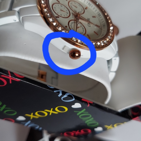 XOXO Womens Watch, Rhinestone watch, Quartz watch, Rose-tone watch - Picture 5 of 12